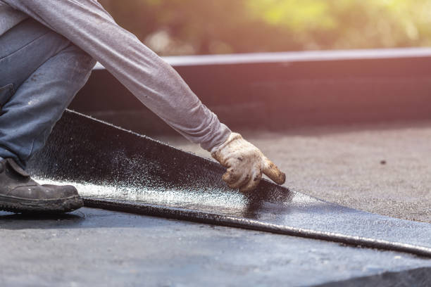 Professional Crawl Space Encapsulation technician working in Hebron, OH